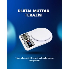 Resim Zenvia TF-1010 Dijital Mutfak Tartısı 