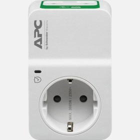 Resim Schneider Apc Z 918 Joule 2 USB Şarj Çıkışlı Tekli Akım Korumalı Priz Beyaz 