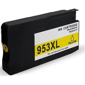 Resim BK HP 953XL Sarı Uyumlu Kartuş F6U18AE - HP 7220, 7230, 7240, 824 