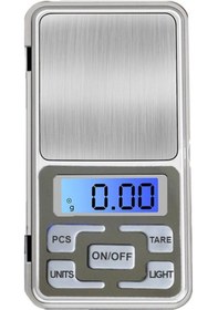 Resim 500 Gram Mi Ni Di Ji Tal Hassas Cep Terazi Si 0.01 Gram 