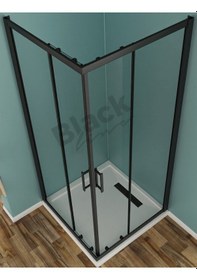 Resim Blackline Siyah Duşakabin En Kalitelisi Patentli H:190 Siyah 