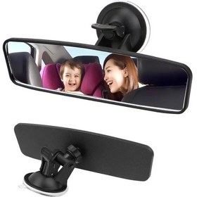 Resim Oto Araç Içi Ilave Dikiz Ayna Vantuslu Ayarlı Iç Dikiz Ayna 24Cm 