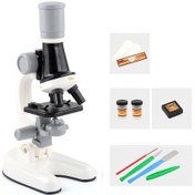 Resim Geeksen Renkli Çocuk Mikroskobu: Keşif Dünyasına Adım Atın, Bilim Merakını Artırın Beyaz 