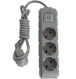 Resim UFO akım korumalı set gri renk 1.5 mt kablolu +tekli akım korumalı 