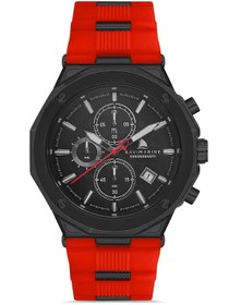 Resim Navimarine HH03 Chronograph Silikon Kırmızı Erkek Kol Saati 