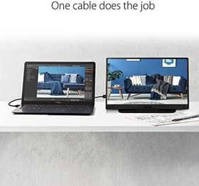 Resim 15.6" Ips Zenscreen Mb166c 5ms 60hz Type-c Taşınabilir Usb Monitör (1920 X 1080) 