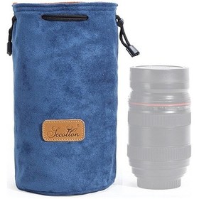 Resim Sccotton Astar Darbeye Dayanıklı Dijital Koruma Taşınabilir Slr Lens Çantası Mikro Tek Kamera Çantası Yuvarlak Mavi M 