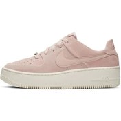 Resim Nike Air Force 1 Sage Low Leather Womens Sneaker Pink Hakiki Deri Kadın Günlük Spor Ayakkabı Pembe Pembe 
