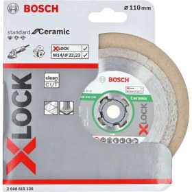 Resim Bosch - X-Lock - Standard Seri Seramik Için Elmas Kesme Diski 110 mm 
