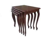 Resim Zigon Lükens Aslan Klasik Model Kayın Torna Ayak Parlak Ceviz L 