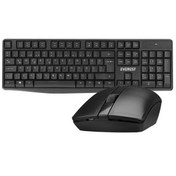 Resim EVEREST KM-7500, Siyah, Türkçe Q, Kablosuz, Klavye Mouse Set 
