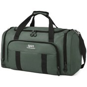 Resim Maxaccess Gri Ayakkabı Cebi Büyük Kapasiteli Sırt Çantası Seyahat Bagaj Çantası Omuz Askılı Gri 