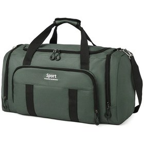 Resim Maxaccess Gri Ayakkabı Cebi Büyük Kapasiteli Sırt Çantası Seyahat Bagaj Çantası Omuz Askılı Gri 