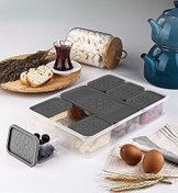 Resim Mithra Life 8 Adet Gri Kapaklı Kahvaltılık Seti Saklama Kabı MIT1161 