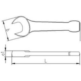 Resim İZELTAŞ Çatal Çakma Anahtar 24 mm 