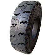 Resim warrior 6.50-10 Warrior Siyah Sekmansız Dolgu Forklift Lastiği 
