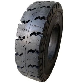 Resim warrior 6.50-10 Warrior Siyah Sekmansız Dolgu Forklift Lastiği 