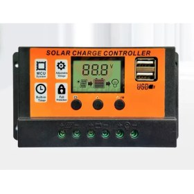Resim Gjob Solar Şarj Regülatörü 12V 24V 100A Güneş Paneli Şarj Kontrol Cihazı 