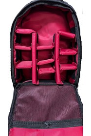 Resim FotoDijital Dslr Sırt Çantası Büyük Boy Laptop Bölmeli uyumlu Fotoğraf Makinesi Sırt Çantası Çanta 