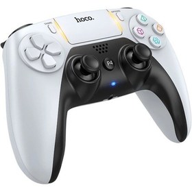 Resim Hoco. GA1 Phoenix Çoklu Platform Uyumlu PS4 Ve PC Kablosuz Oyun Kolu Beyaz 