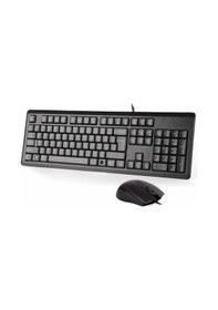 Resim A4tech Kr-9276 Kablolu Usb Q Trk Siyah Klavye - Mouse Set-211478 