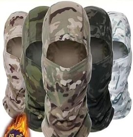 Resim AMateschitz Balaclava kamuflaj kar maskesi, kamuflaj yüz maskesi, UV koruması, fırtına maskesi, nefes alır, yüz maskesi, sıcak tutar, tam yüz maskesi, rüzgar geçirmez kayak maskesi, motosiklet 