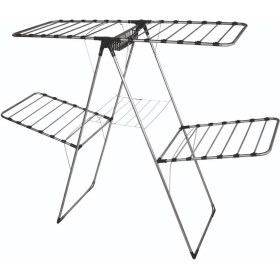 Resim UltraNova İki Katlı Plastik Çamaşır Kurutmalık Askısı, Gri, Dayanıklı ve Pratik Kullanım 