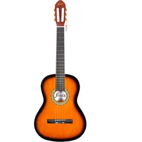 Resim Fenix FX-CG811SB 3/4 Klasik Gitar (Sunburst) 