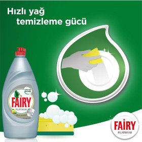 Resim Fairy Platinum Limon Kokulu Sıvı Bulaşık Deterjanı 870 ML 