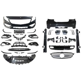 Resim Mercedes W176 A45 Uyumlu Amg Full Body Kit (2013-2018) 