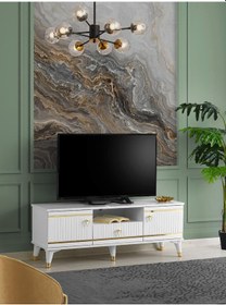 Resim 110 CM KORDON MDF MEBRAN KAPAK TV SEHPASI 