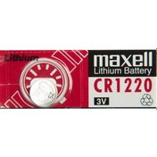 Resim Maxell CR1220 Lityum Düğme Pil 