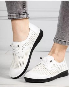 Resim Royallıno Moda Yazlık Perfored Mokasenler 33-43 148066613 Beyaz 