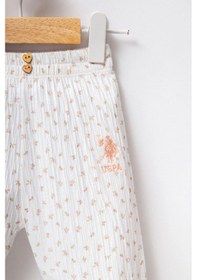 Resim U.S. Polo Assn. U.s.polo Assn. Kız Bebek 2li Takım - Pudra Pudra 