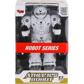 Resim Never DF-6026 Işıklı ve Müzikli Hareketli Atletik Sporcu Robot -Vardem Oyuncak 115474 