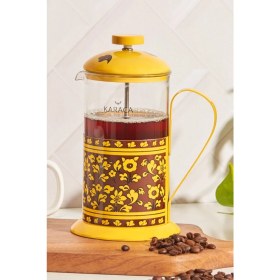 Resim PremiumPort 600 ml French Press ile Şık ve Dayanıklı Borosilikat Cam Kahve Demleme 