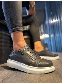 Resim Knack Yüksek Taban Günlük Ayakkabı 555 Parlak Gri 001 