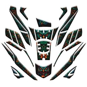 Resim Honda Pcx 2025 Uyumlu Tank Pad Set 008 Çok Renkli 