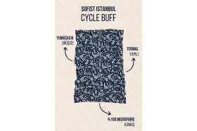 Resim Sofist İstanbul Cycle Buff Multifunctional Dikişsiz Motosiklet Desenli Boyunluk/bandana/baf 