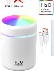 Resim JASPER Hersepete Şarjlı H2O Lovely Humidifier Ortam Dezenfeksiyon Ve Şık Buhar Makinesi 