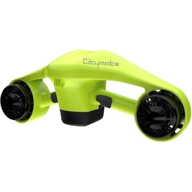 Resim Sea Scooter Elektrikli Deniz Su Scooter Hoverboard Citymate +Kılf Yeşil... Normal Batarya 