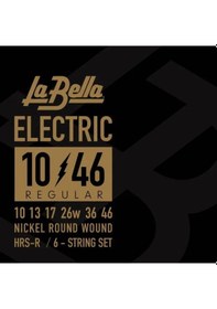 Resim La Bella Hrs-r Elektro Gitar Teli 10-46 Rock Ve Metal İçin İdeal 