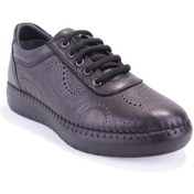 Resim Dagoster Dza07-1236030 Siyah Ortopedik Günlük Deri Kadın Ayakkabı Siyah 