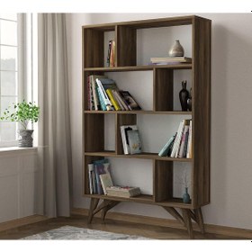 Resim Dekorister Flamingo Kitaplık Ceviz 