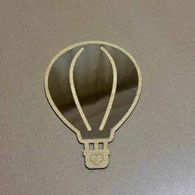 Resim Çocuk Odası Dekoratif Duvar Aynası 20 cm | Sevimli Figürlü Ayna - Ayıcık 