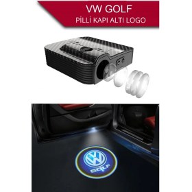 Resim BTM Otomotiv Vw Golf Marka Pilli Kapı Altı Logo Sensörlü 