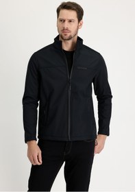 Resim Kiğılı Slim Fit Dar Kesim Spor Mont 