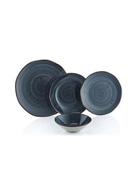 Resim Reactıve - 11111 - Porselen, Modern, Dayanıklı, , 24 Parça Yemek Takımı Gri 