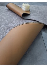 Resim Bonny Home Ultrasoft Desenli 3lü Gri Klozet Takımı Banyo Halısı Gri 