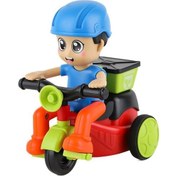 Resim 988y Sürtmeli Bisikletli Kurye -can Oyuncak Çok Renkli 